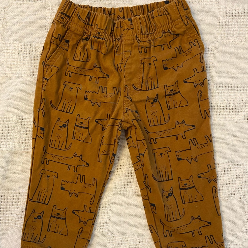 12 mos boys brown chinos
